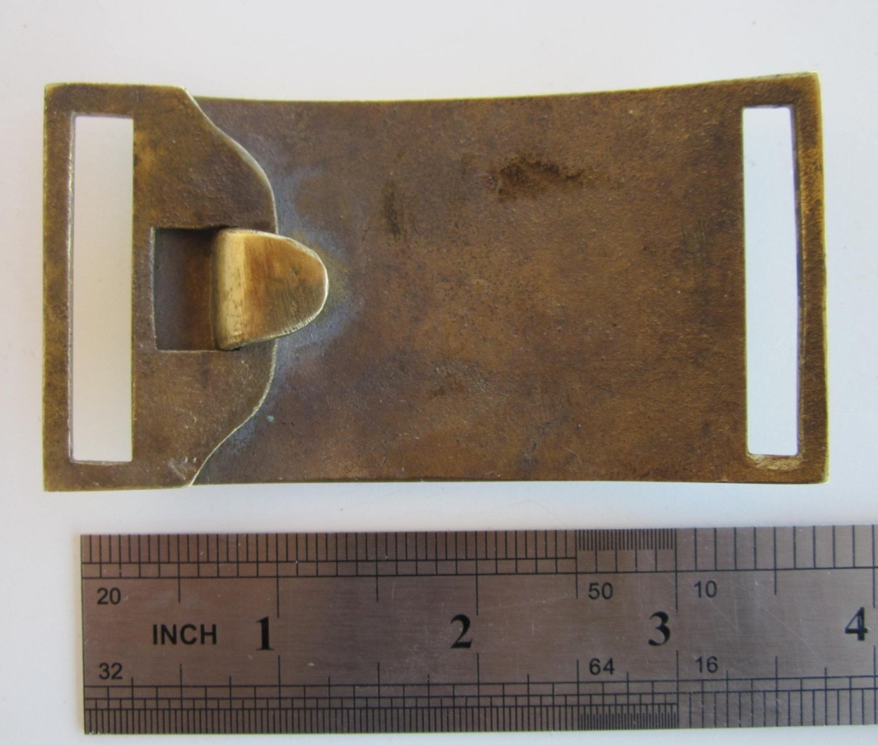 CIVIL WAR BELT PLATE VIRGINIA STATE CAVALRY - BENCH MARKED Reproduction