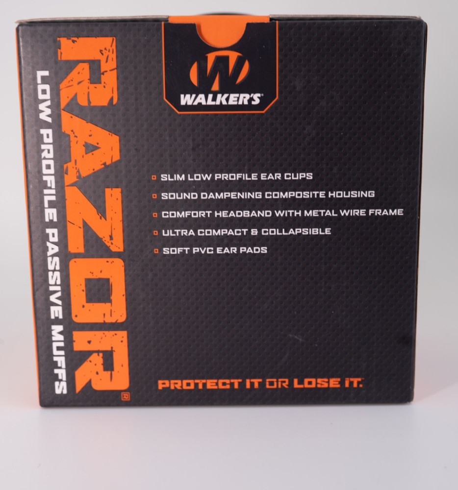 Walker’s Game Ear Pro Low Muff Hearing Protector - Black - GWPFPM1
