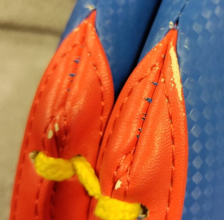 AAMA Double kicking target pad for speed kick training. Nylon strap handle.