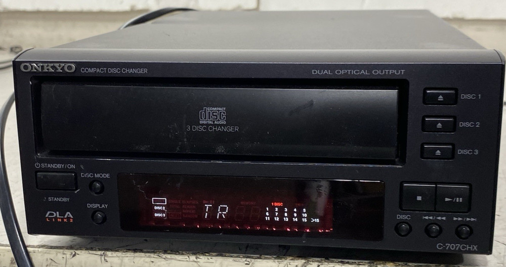 Onkyo Compact 3 Disc Changer C-707CHX Compact Disc Digital Audio