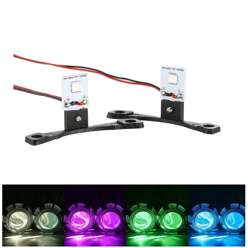Bluetooth App Control Demon Devil Eye RGB LED Lamps For Headlight Projector Lens
