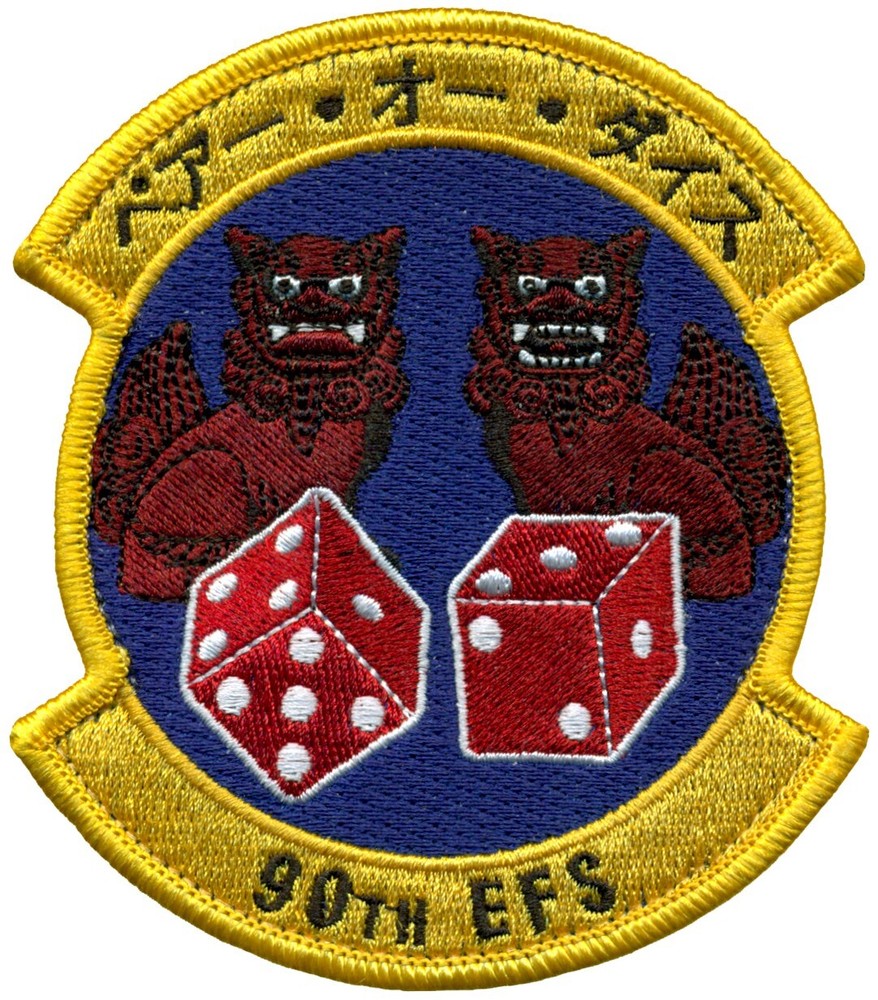 USAF 90th EXPEDITIONARY FIGHTER SQUADRON GLOBAL FORCE MANAGEMENT 2024 PATCH