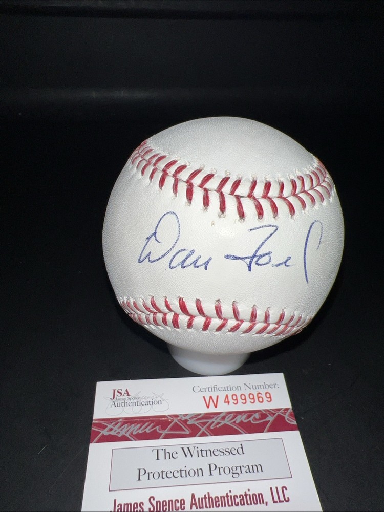 Dave Ford Autographed Rawlings MLB Baseball Baltimore Orioles JSA