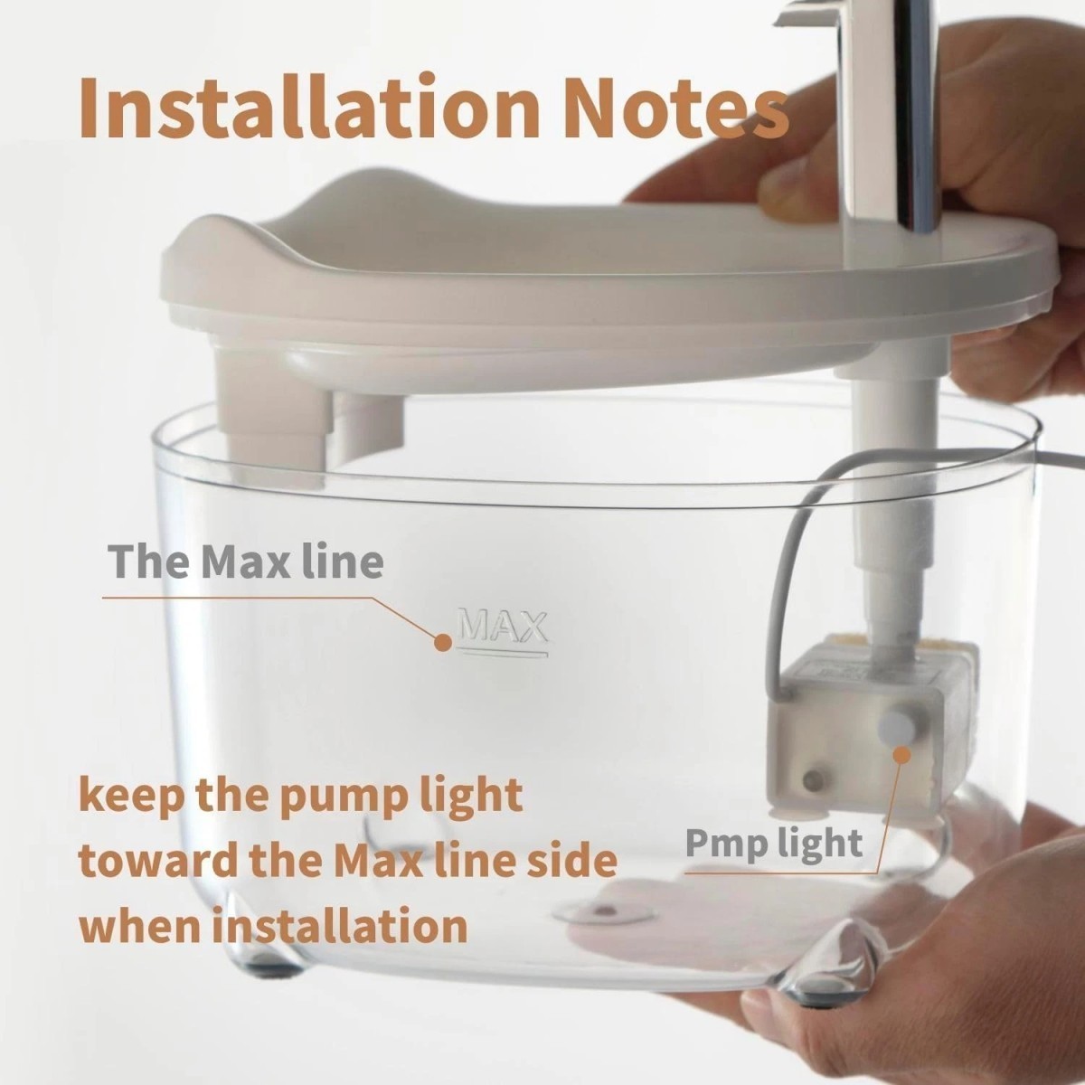 Large Capacity Cat Water Fountain-Automatic 50oz Pet Water Fountain for Cat Dog