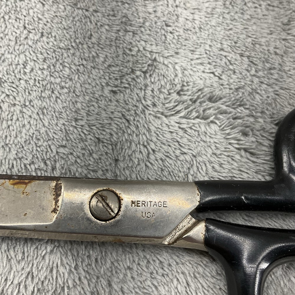 Vintage Meritage Scissors Black Handle American Made