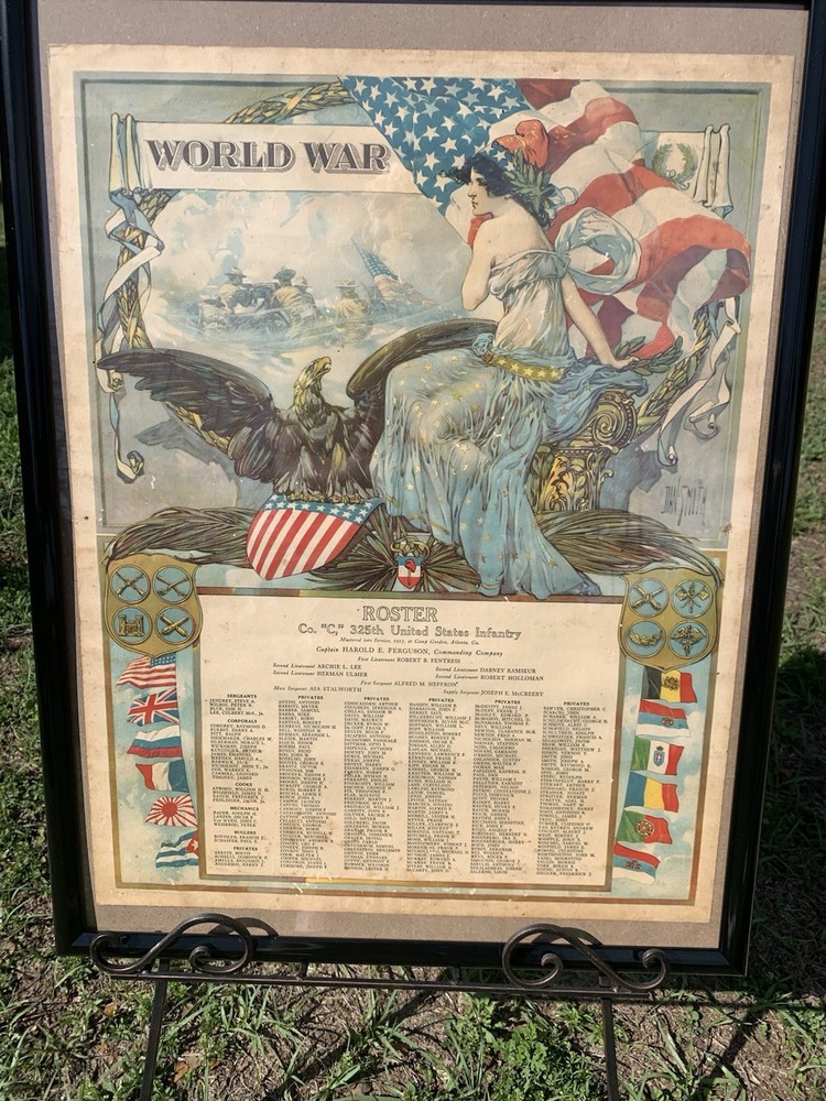 WW1 325th Co. C. Infantry Roster