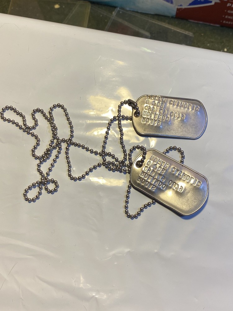 Vintage Military Dog Tags
