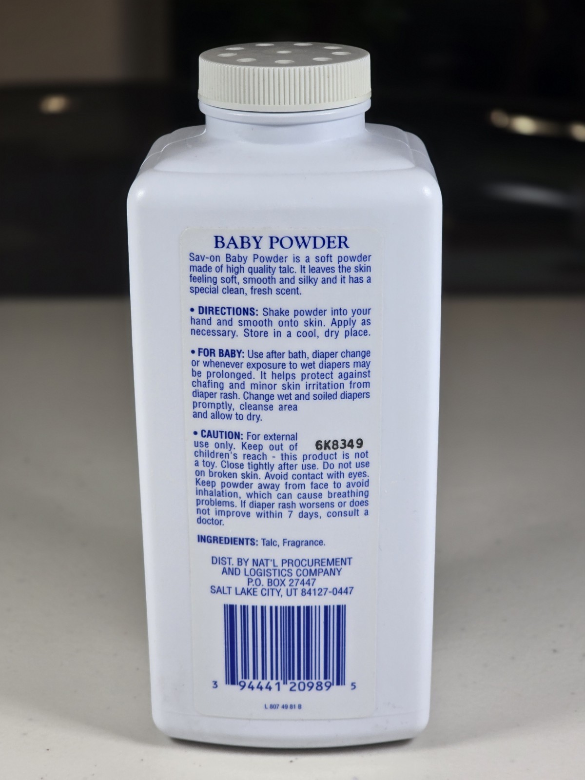 Vintage Savon Stores Gentle Protection Baby Powder 15oz New 90's Prop