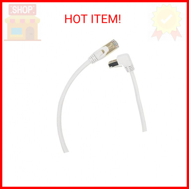 Cat6 Ethernet Cable 90 Degree Downward Right Angle, Cat 6 Right Angle Ethernet C