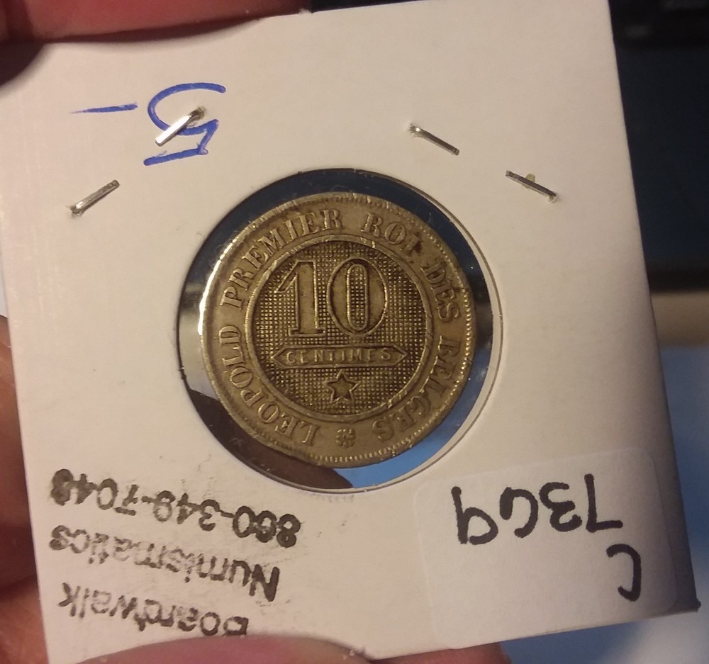 Belgium - 1862 10 Centimes