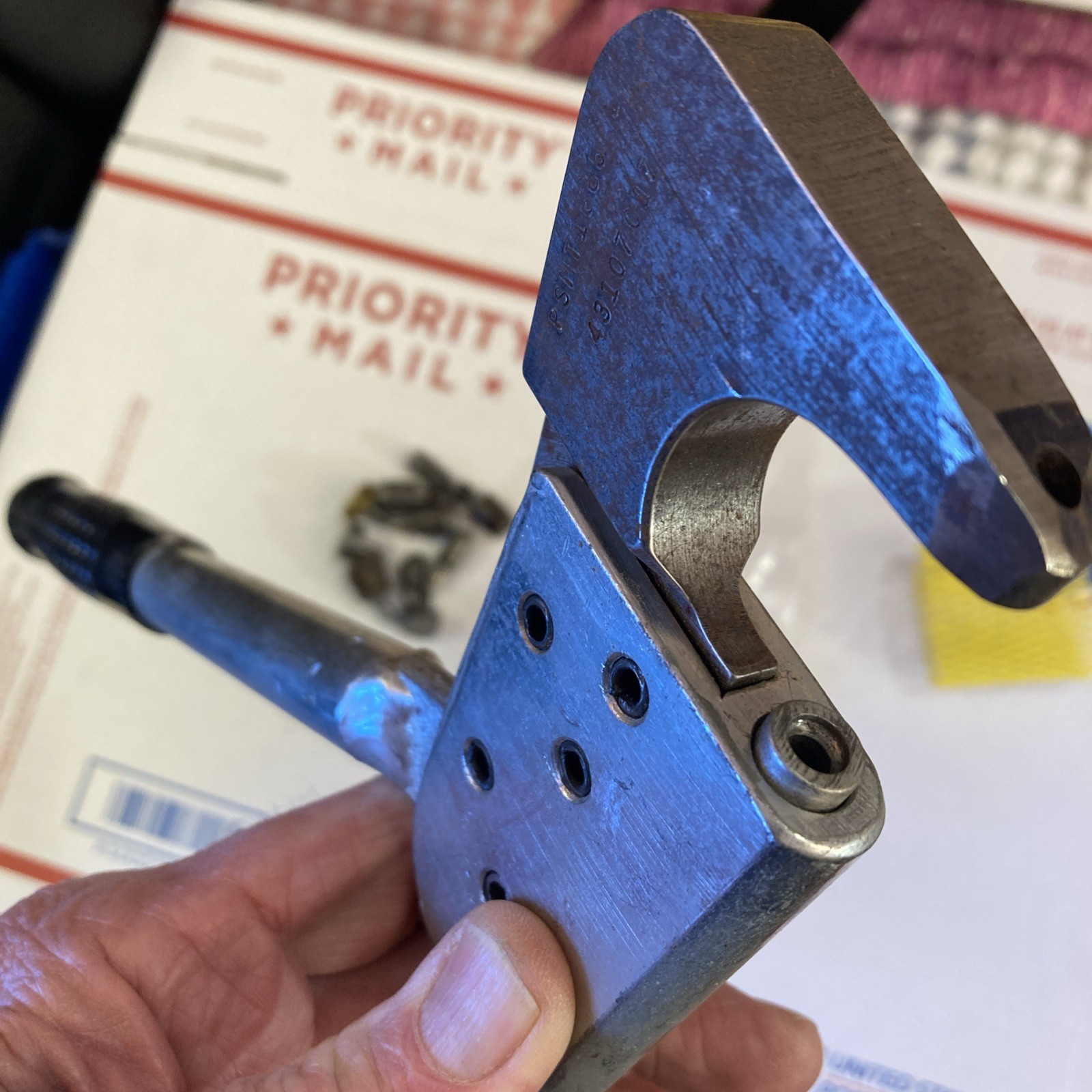 Belly Tank Race Car Hand Rivet Squeezer W/Die 3/16 Shank Aircraft Aviation Tool