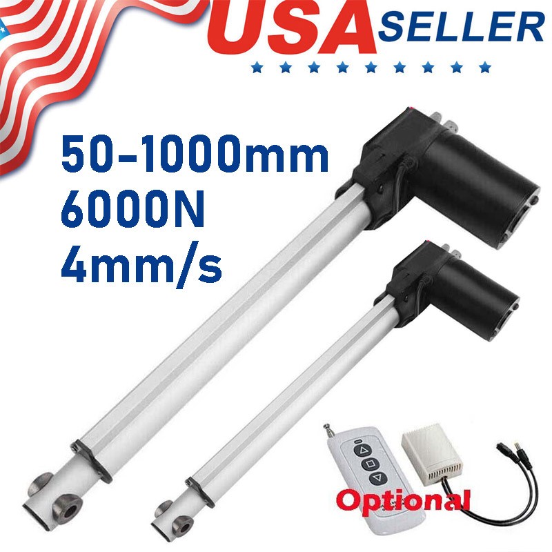 6000N 1320lbs 12V Heavy Duty Linear Actuator 2" - 40inch 1000MM Stroke Electric