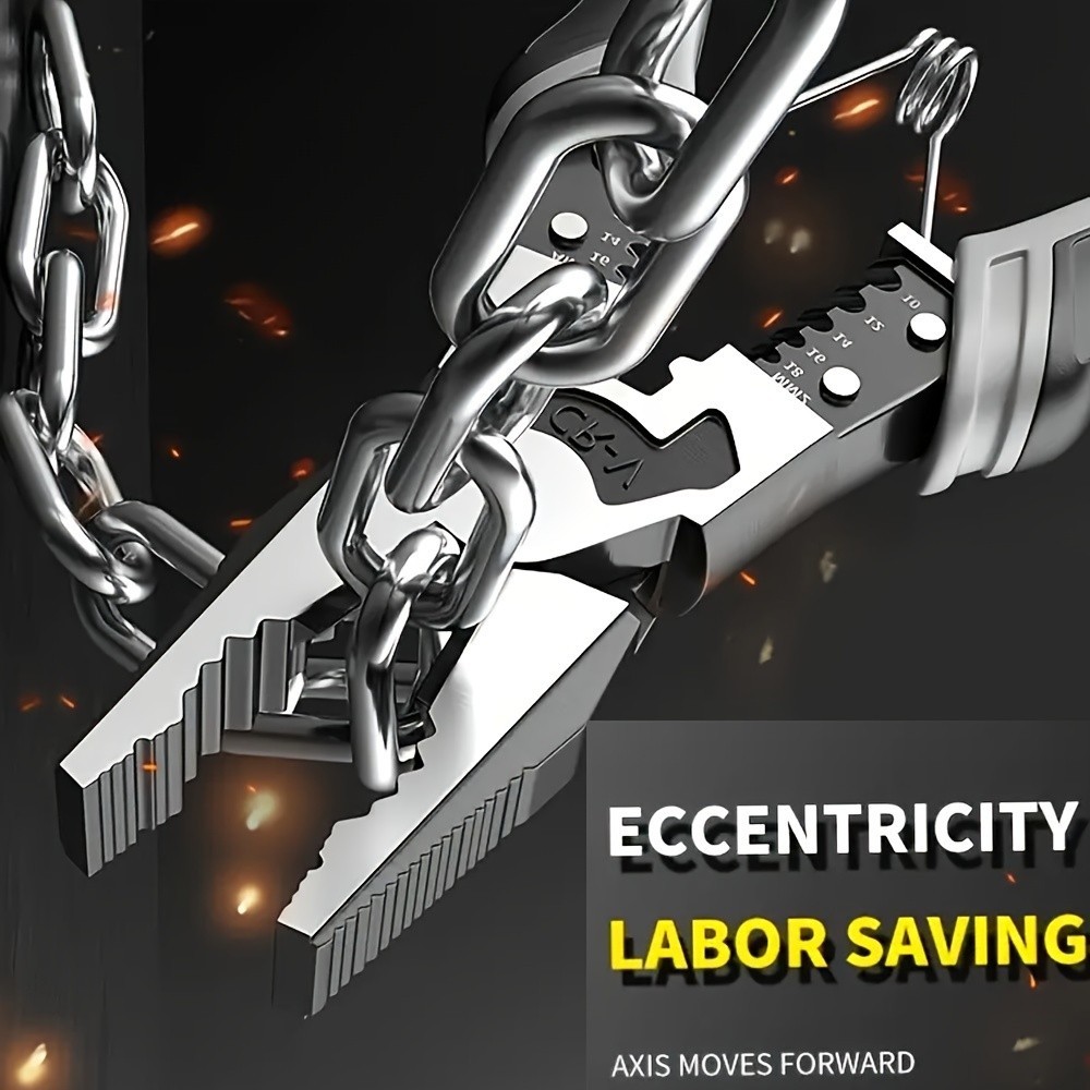 Multi-Functional Labor-Saving Pliers Set - Diagonal, Wire, Long Nose for Electri