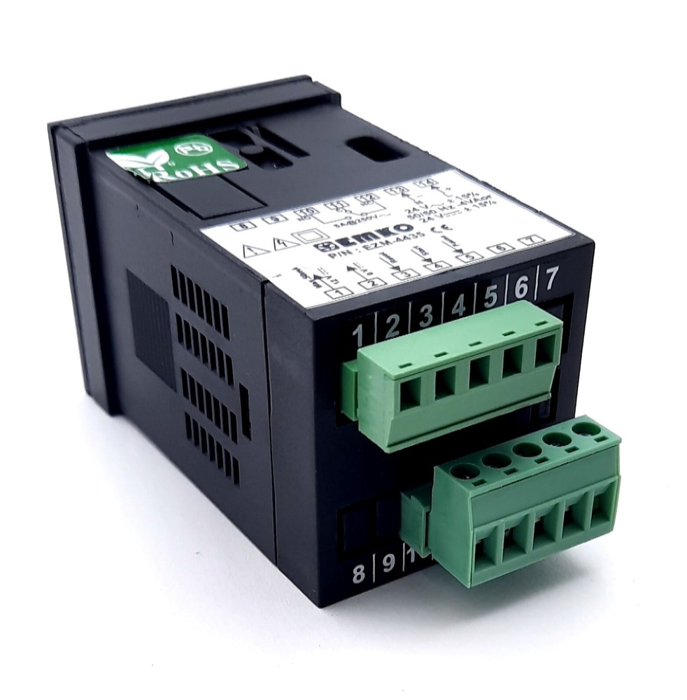 EMKO EZM-4435 Single Set Programmable Timer, 6-Digit, 24V AC/DC, Relay Out