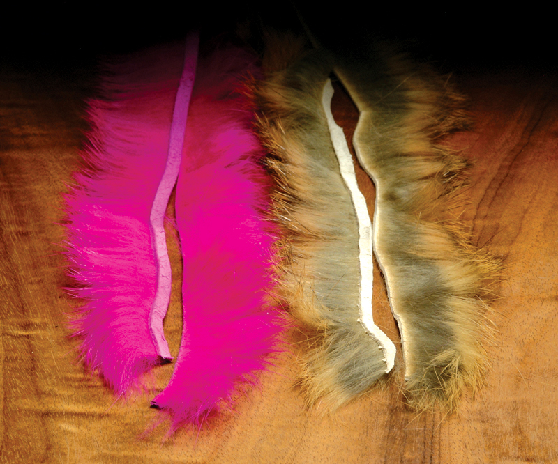 HARELINE DUBBIN RABBIT CROSSCUT STRIPS FOR FLY AND JIG TYING
