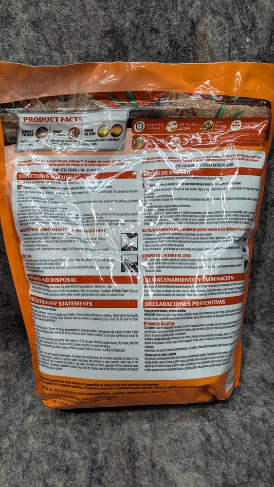 3 x Spectracide Fire Ant Shield Mound Destroyer Granules, 3.5-Pound