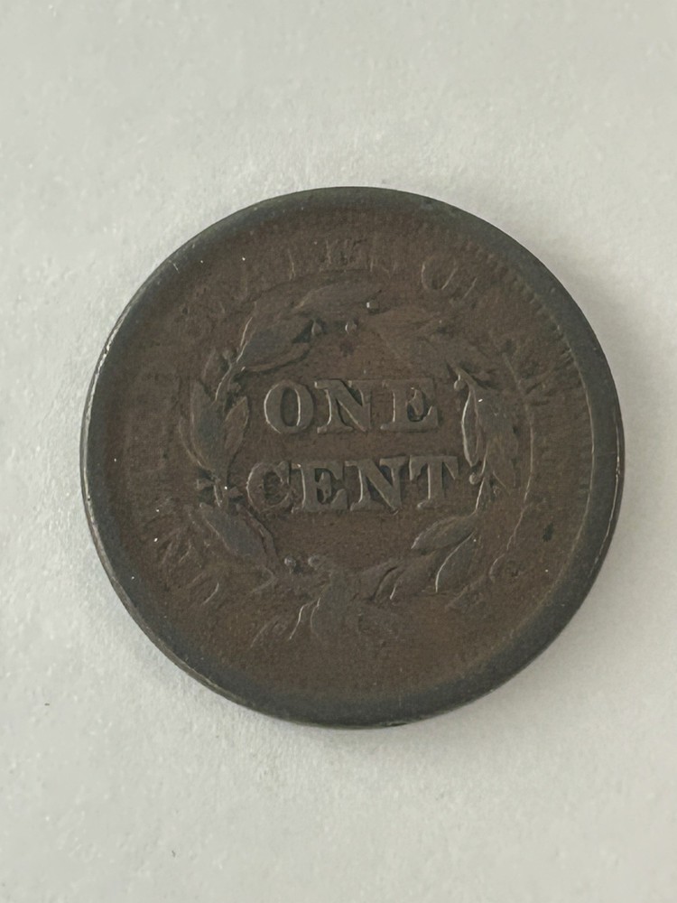 1851 Braided Hair Large Cent - Normal Date