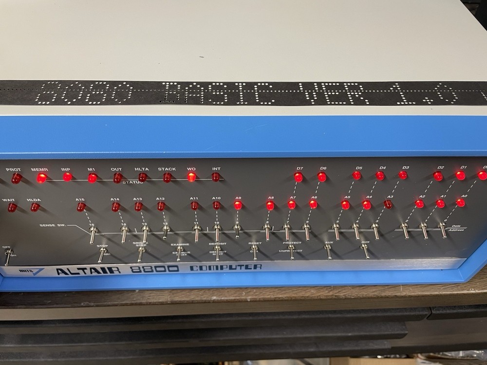Microsoft Altair BASIC 1.0 on Paper Tape 50th Anniversary!
