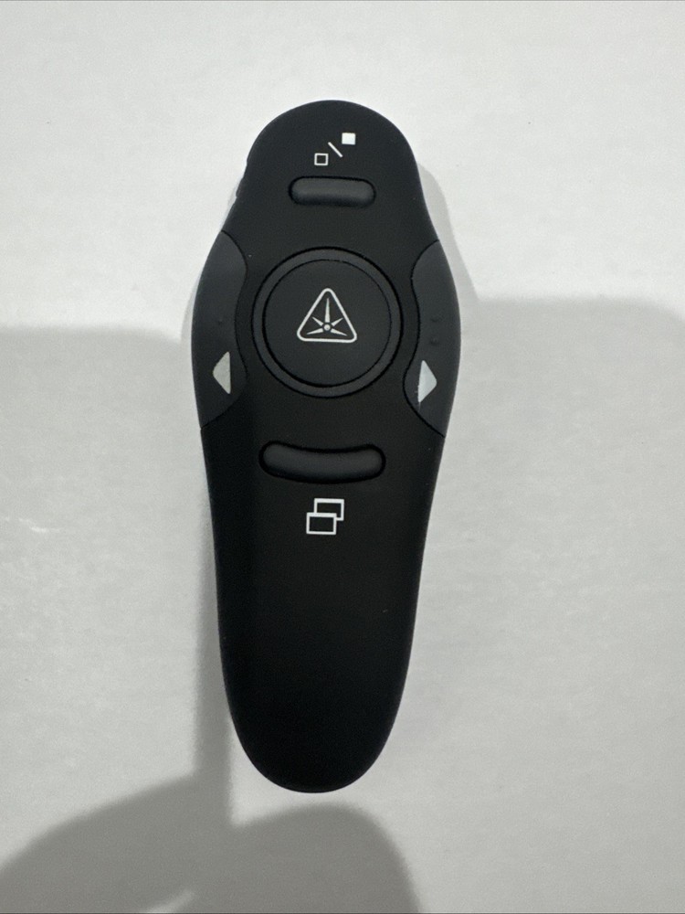 Beboncool Black Wireless Presenter 2.4GHz Ergonomic Button D100-US