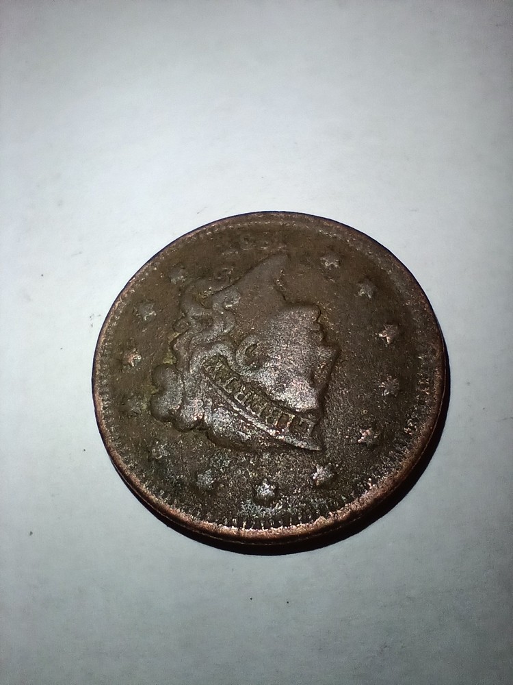 1837 LARGE CENT
