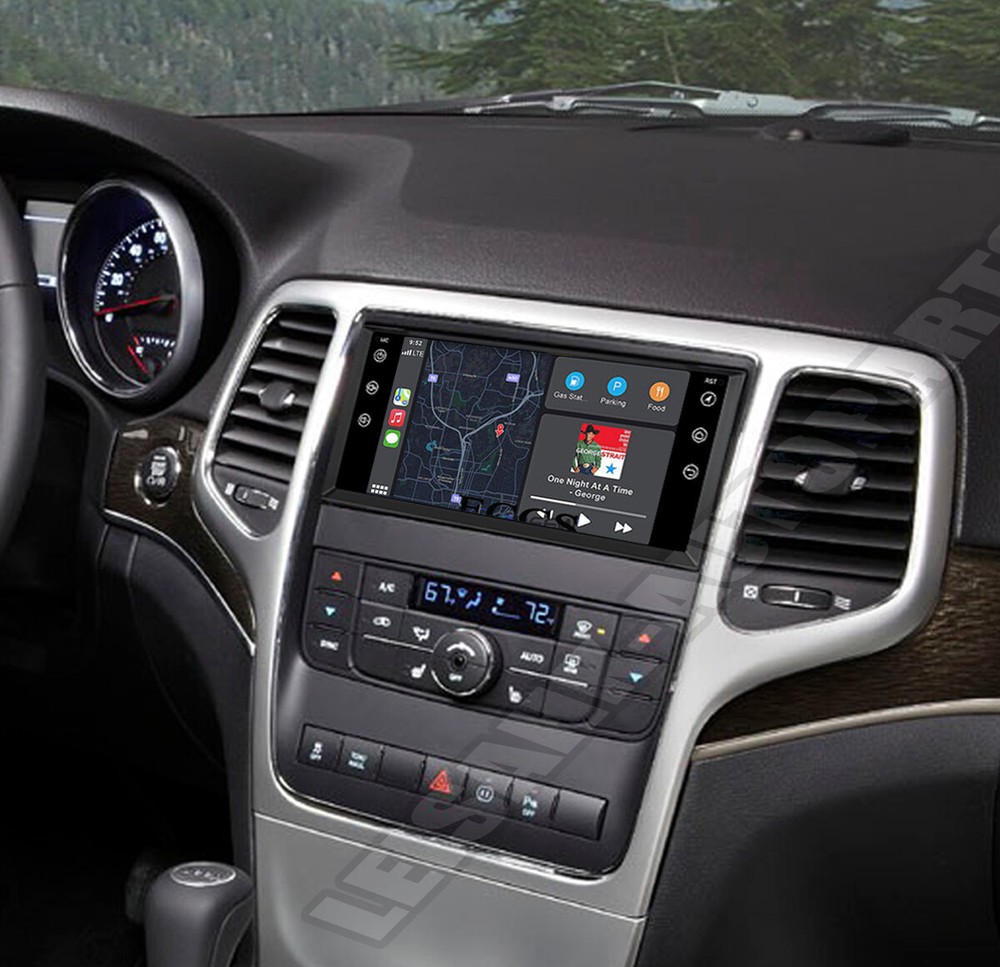 For 2011-2013 Jeep Grand Cherokee Radio GPS Stereo Apple CarPlay & Android Auto