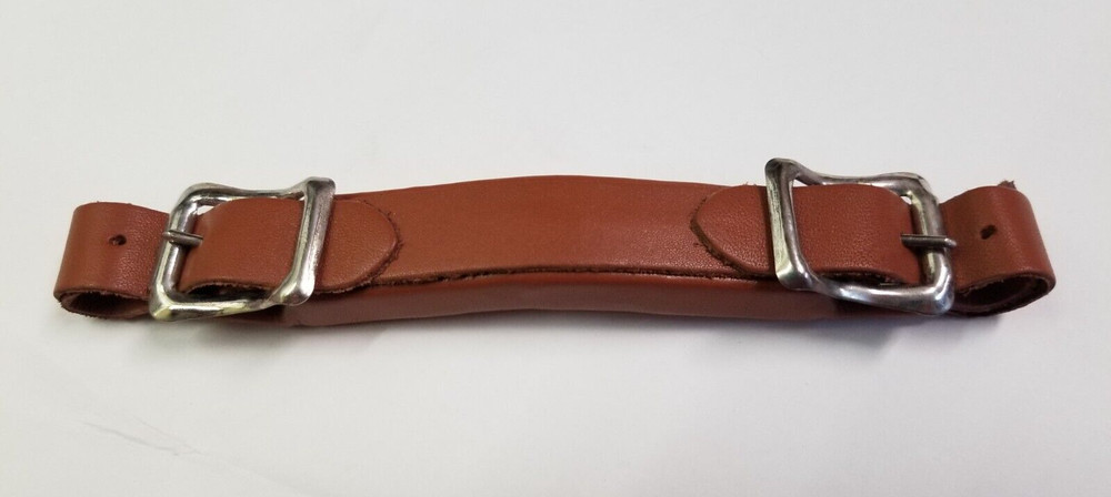 Replacement Leather Emergency Handle Top Handle for Luggage Briefcases Brown