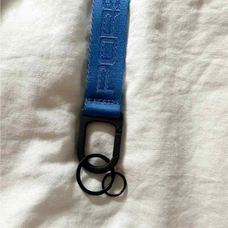 Porsche 911 GT3 Door Pull Handle OEM Keychain Strap Shark Blue Lanyard Ring