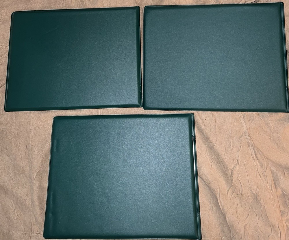 US Army Green Padded Award Presentation Folder Certificate Document Holder Mount