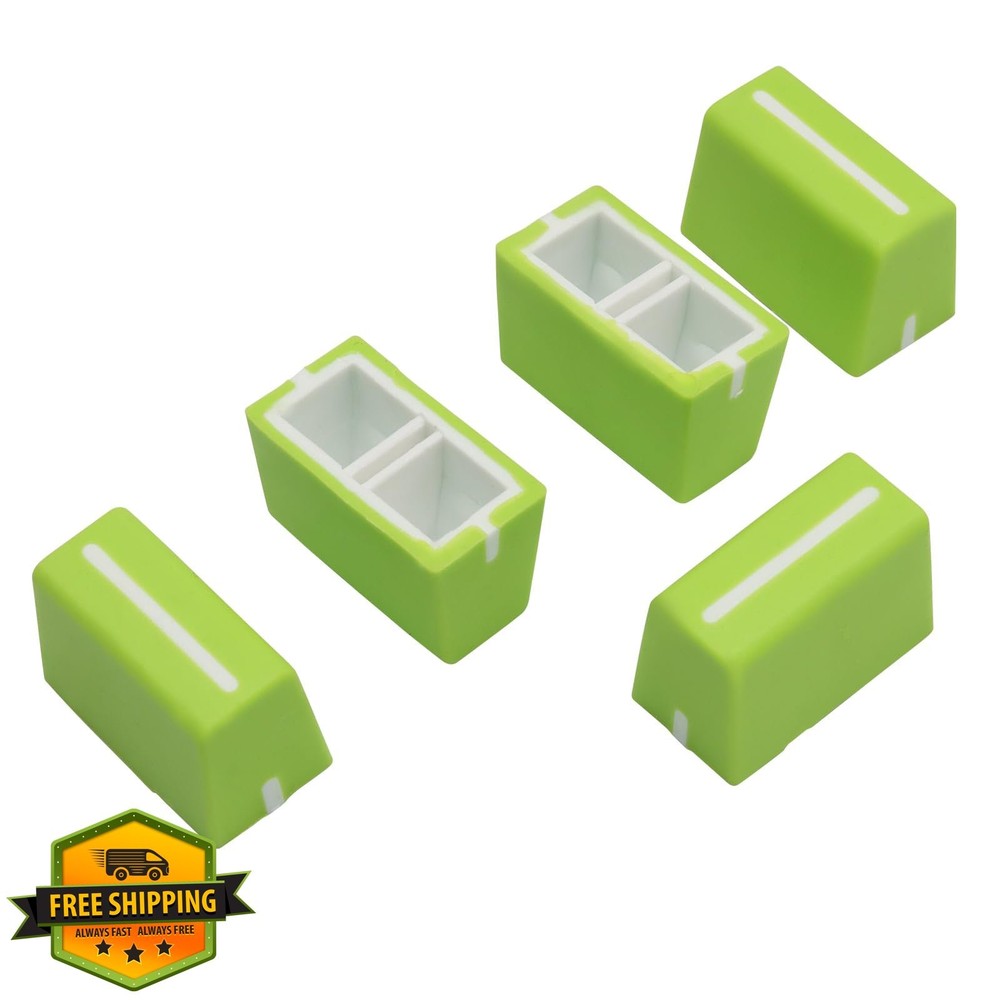 Murtenze 5pc Universal Green Fader Knobs for DJ Mixer