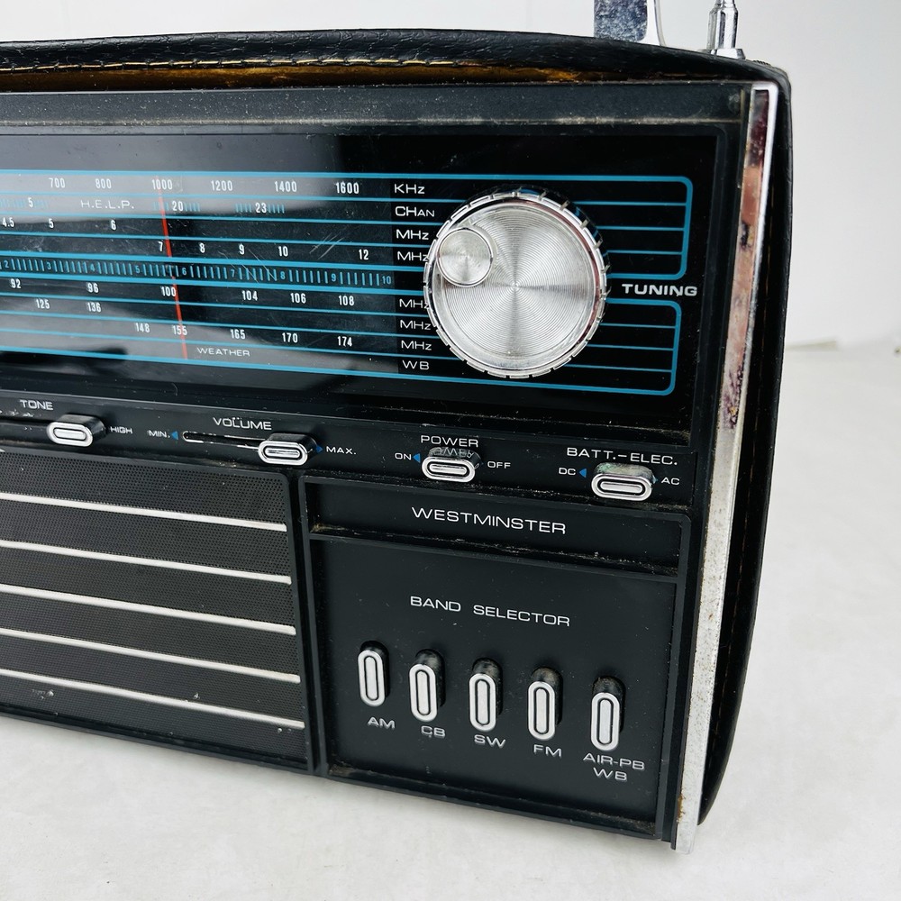 Vintage 70's 1425 Westminster Solid state World Time Ham operators multiband