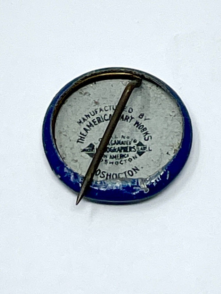 WWI Era 4th Liberty Loan Pin Back Button Celluloid