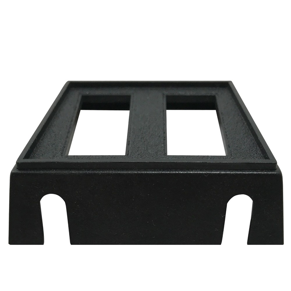 (5) Double Rocker Switch Rectangle Black Mounting Panel 1-1/8" X 1/2" Hole - UK