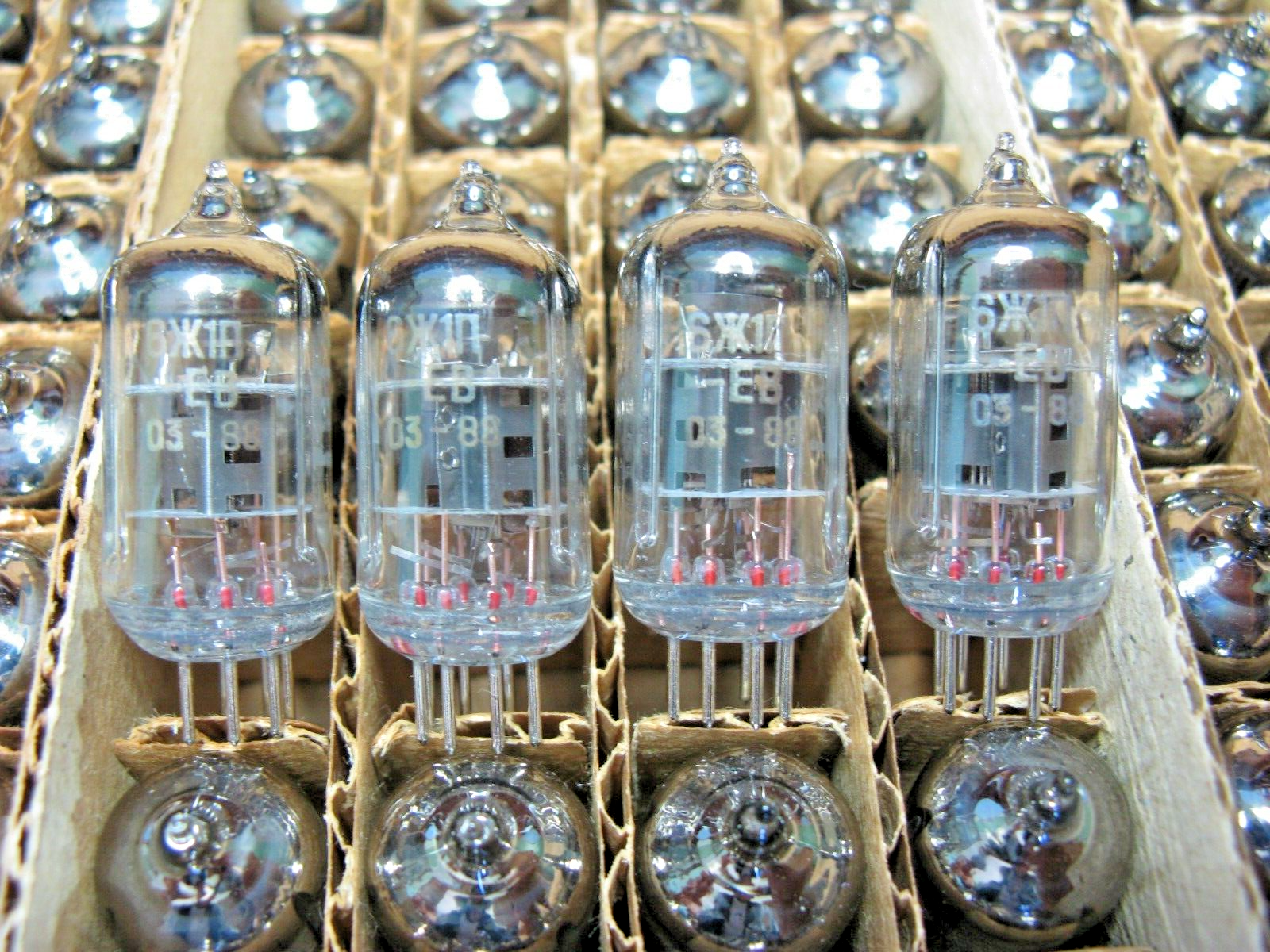 US Stock! 10x 6J1P-EV / 6ZH1P-EV/ EF95 / 6J1 Voskhod factory tubes Same Date NOS