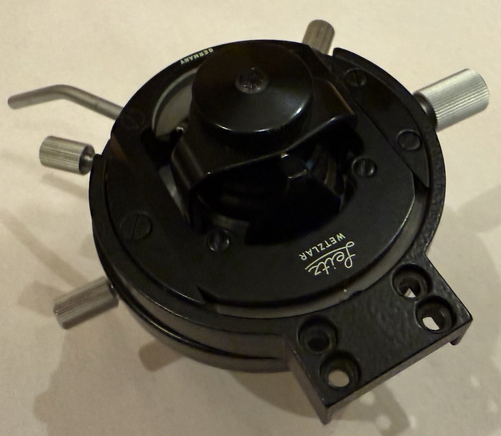 Leitz Wetzlar Microscope Flip Top Condenser READ Ships FAST!