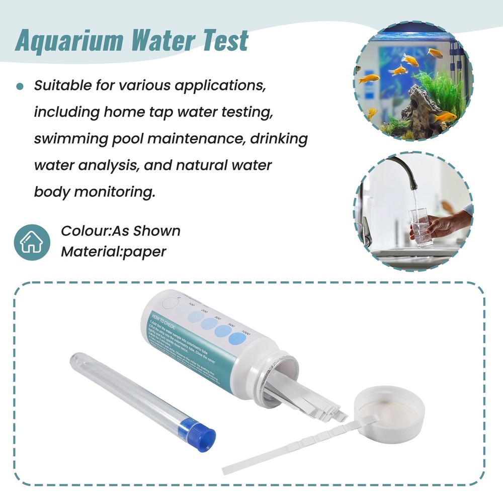 2X(Swimming Pool Water Test Phosphate Detection Strips Fast &Precise Water9492
