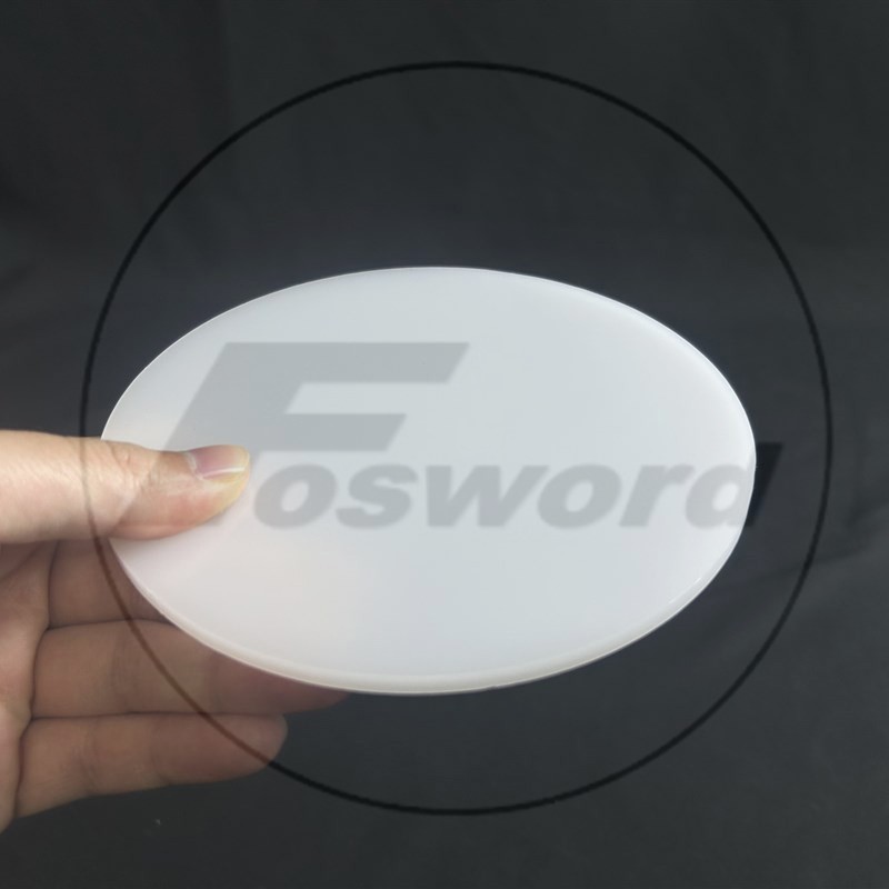White Polypropylene Round Disc Cut to Size PP Plastic Sheet Polyprop Ø20mm-350mm