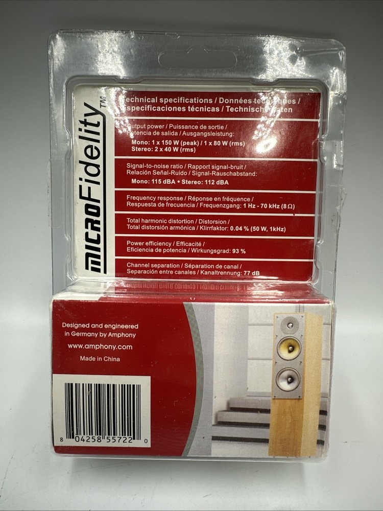 Amphony Digital Stereo Amplifier Model 200