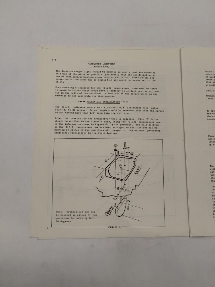 IFD GAR Ground Avoidance Radar Preliminary Installation Manual-Copy