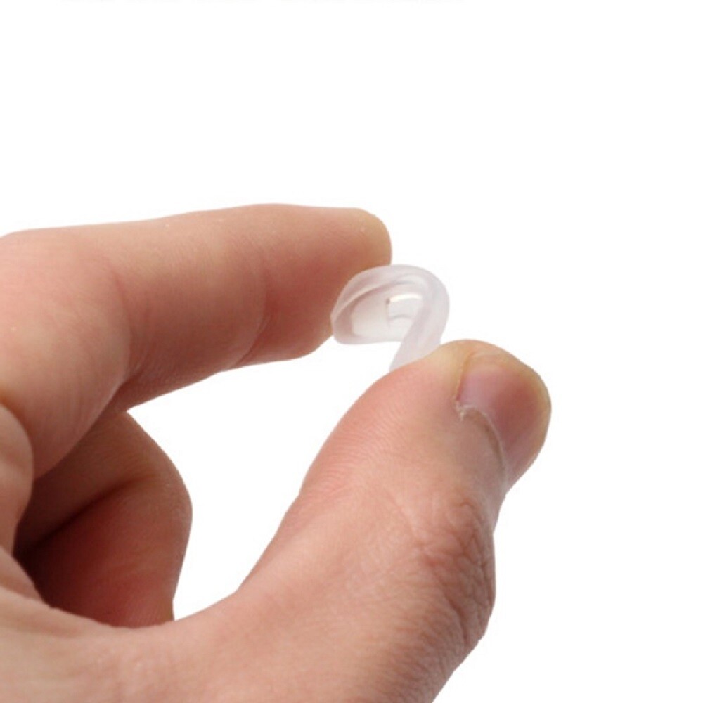 Nose Pad Covers SlipOn Eyewear Comfort Soft Silicon Large 1pr Clear 18mm