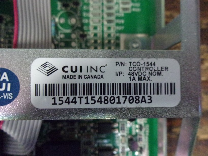 Tectrol TCO-1544 Controller Card SEE NOTES