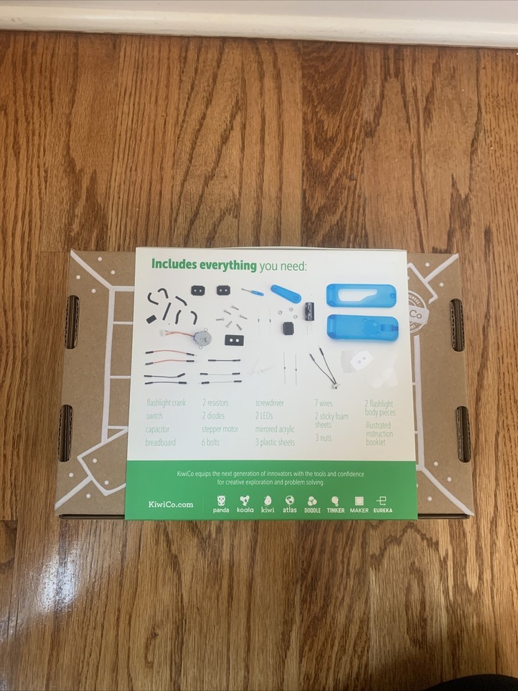 KikiCo Build It Yourself Hand-Crank Flashlight