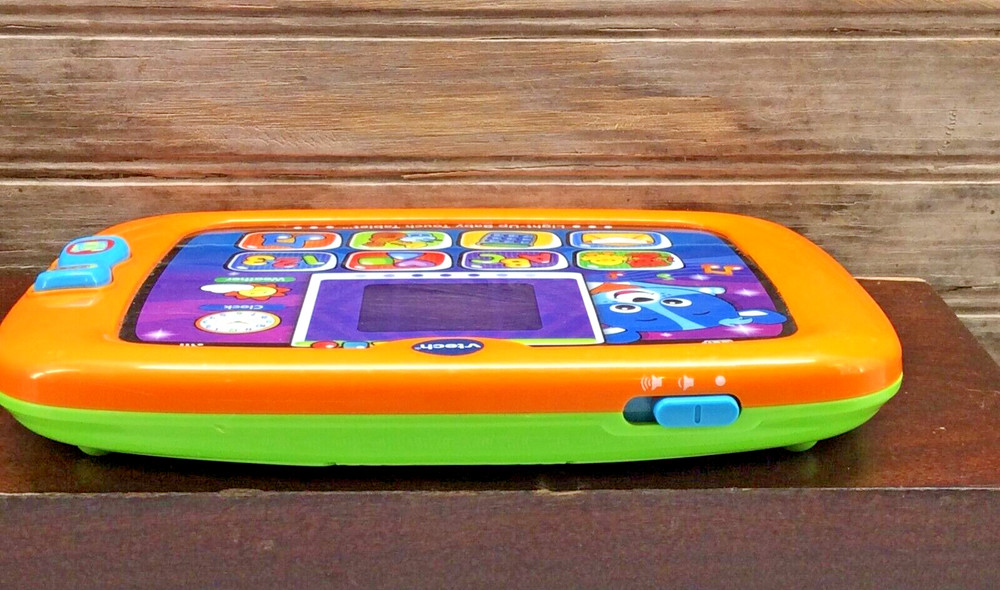 Vtech Light-Up Baby Touch Tablet Pre-School Learning Kids Tablet TESTED WORKING!