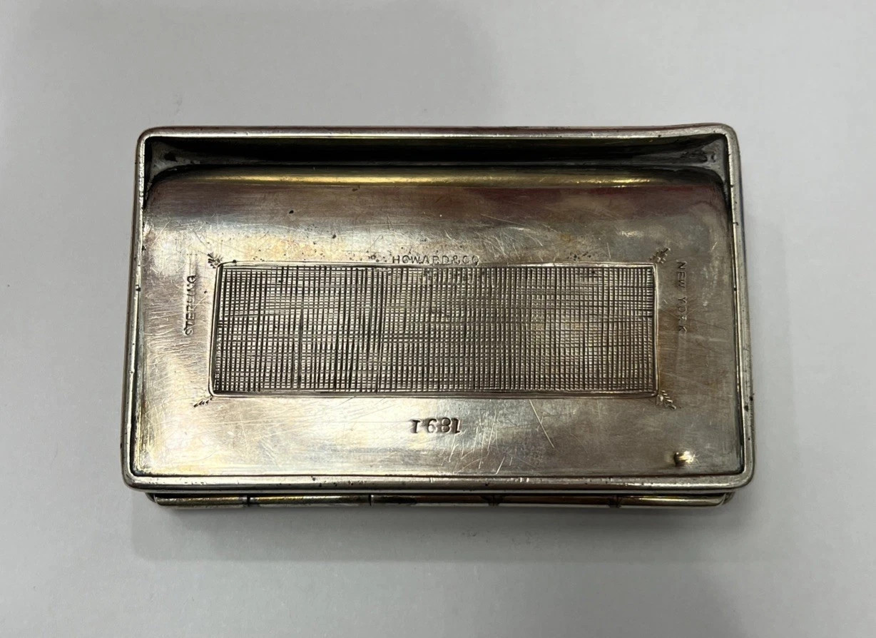Vintage 925 Sterling Silver Cigarette Case, 97.3 g