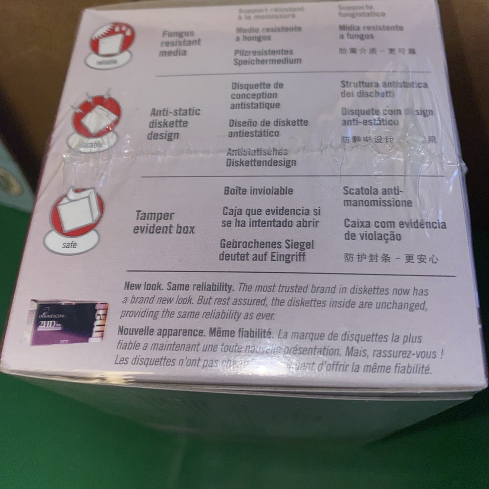 Genuine Imation IBM Formatted 2HD 1.44 Diskettes (50 Diskettes) (2)25 Pack Boxes