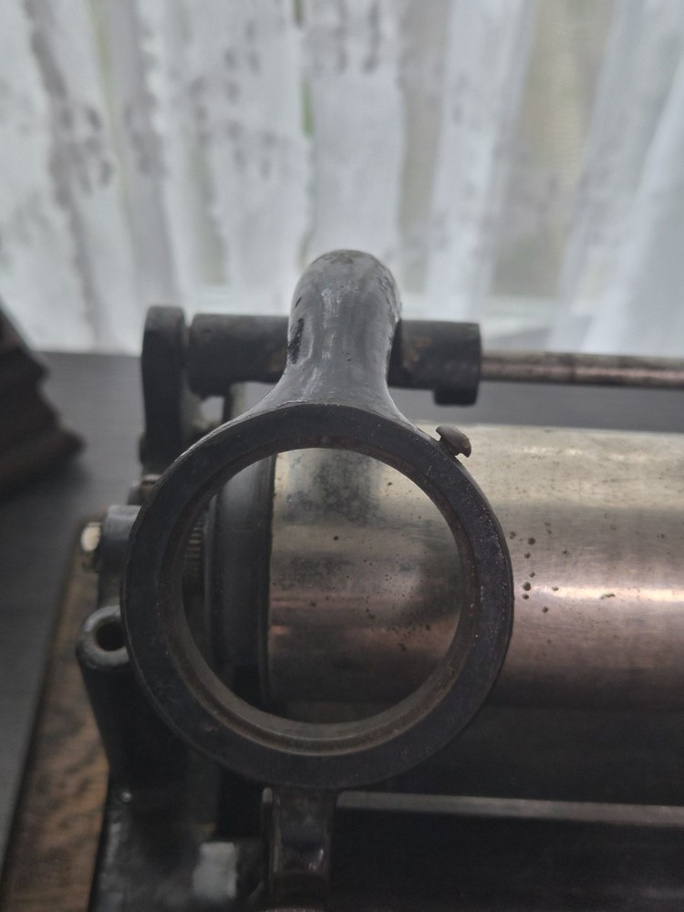 Antique Model A Edison Black Gem Phonograph