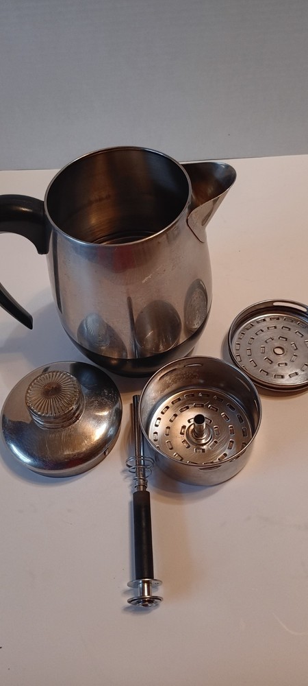 Vintage Farberware Superfast Coffee Percolator 2-4 Cup Automatic 134 COMPLETE