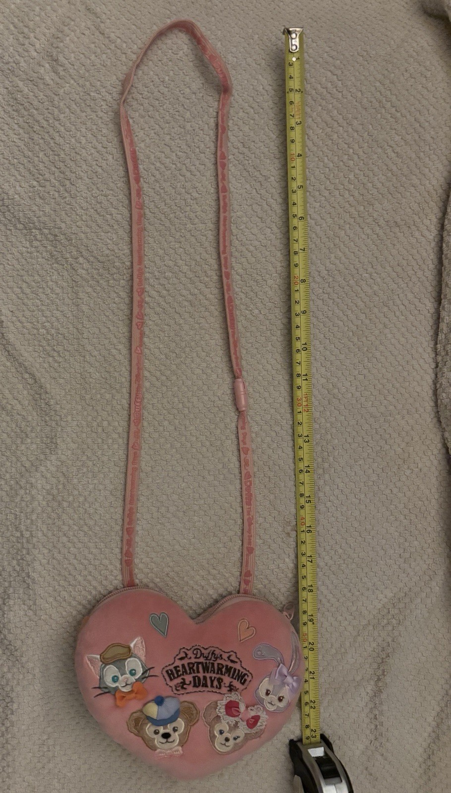 Disney Sea Duffy Heart Warming Days shoulder bag Pass Case Coin Case Pink Tokyo