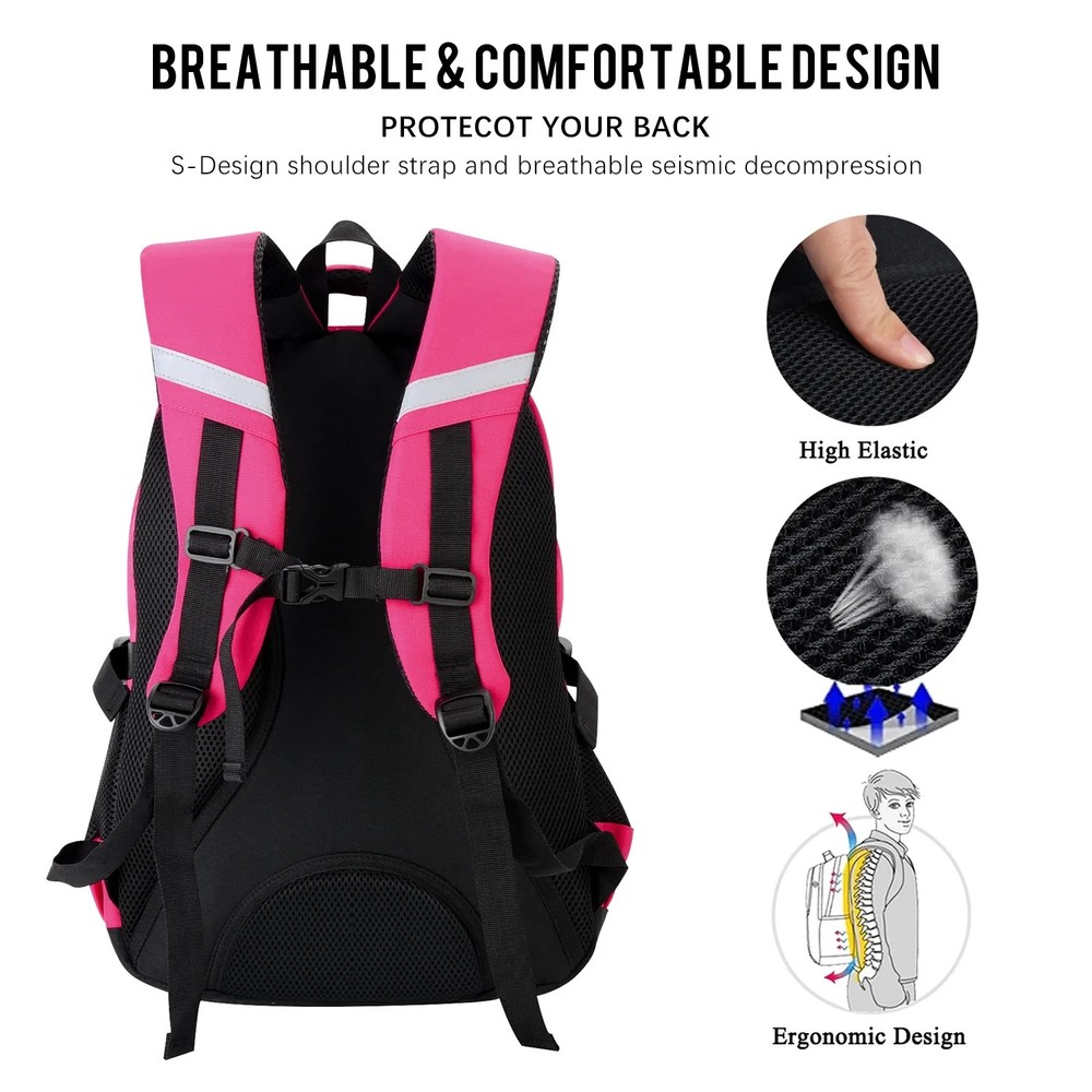 Girls Backpack Large Capacity Splash Proof School Backpack Laptop Backpack