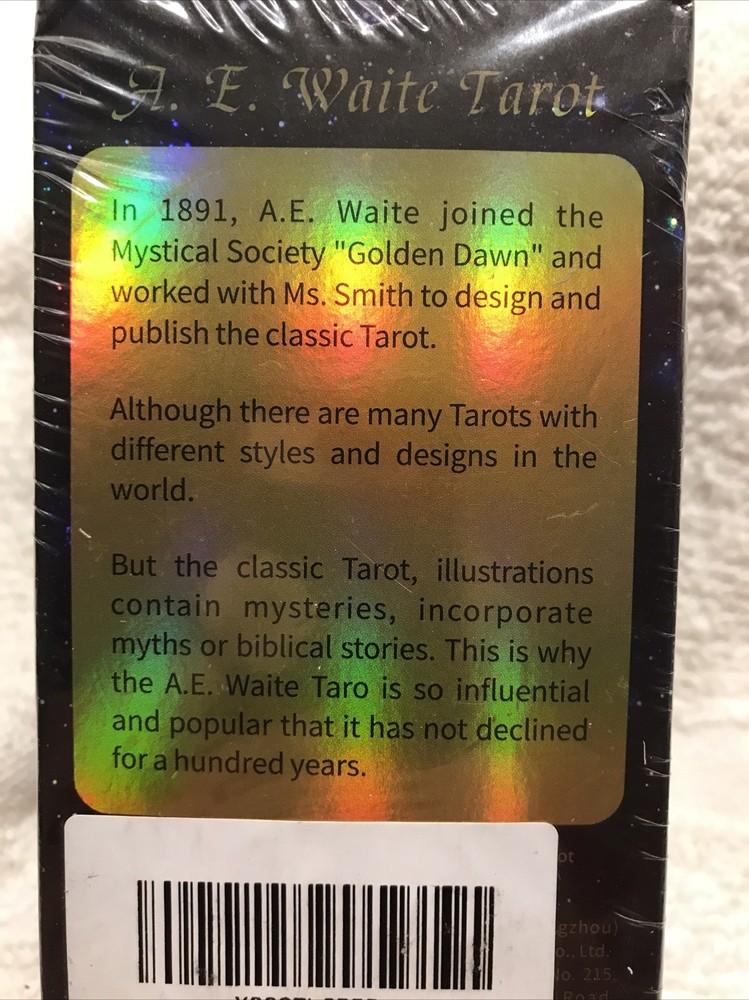 A. E. Waite Classic Tarot Deck With Guidebook