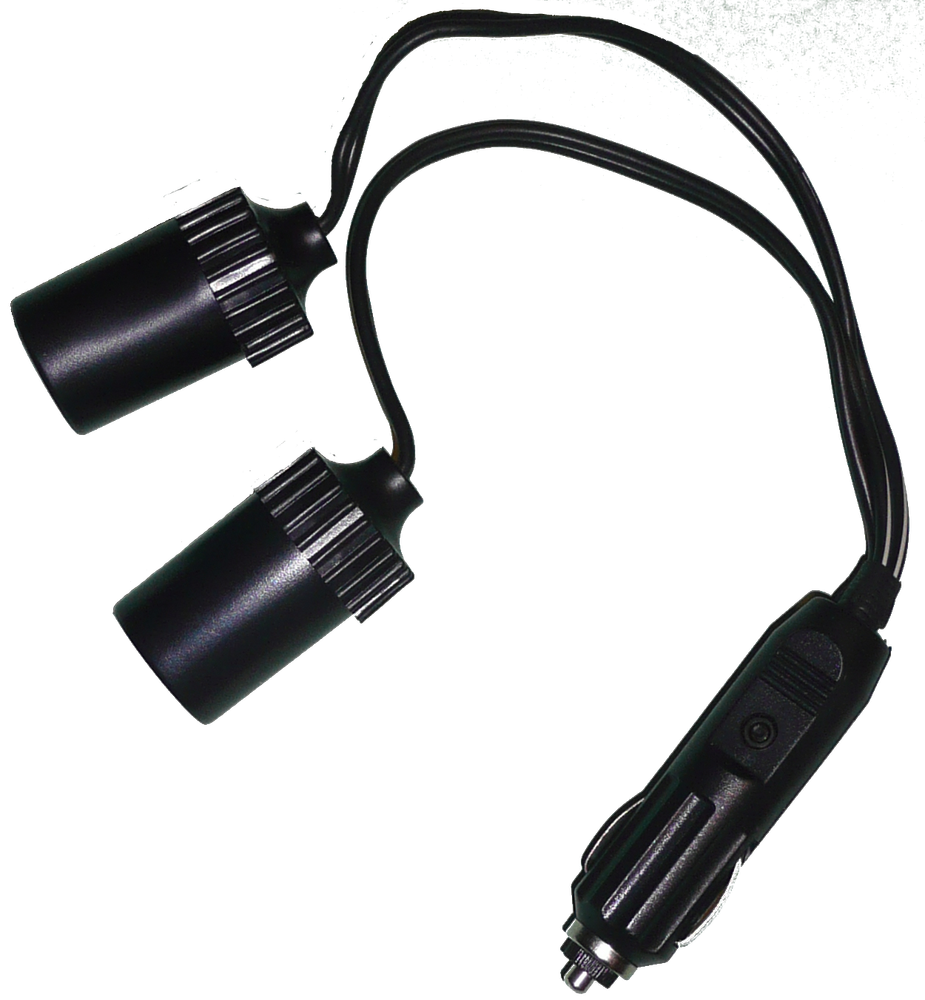 2 12V dual Auxiliary outlet Splitter